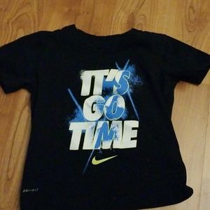 Nike black and blue/white tshirt